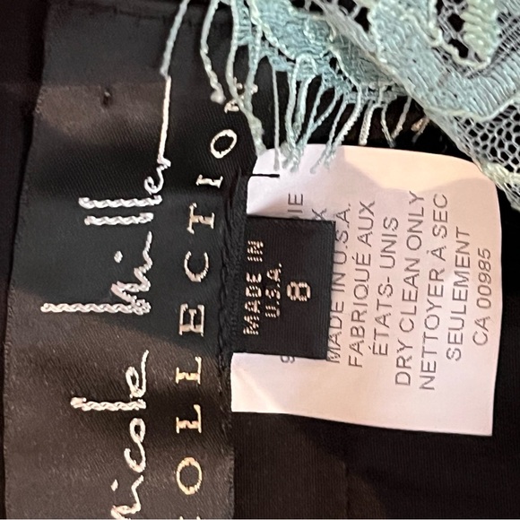 Vintage Nicole Miller Collection Silk Lingerie Inspired 90s y2k Slip Midi Dress - Picture 10 of 11